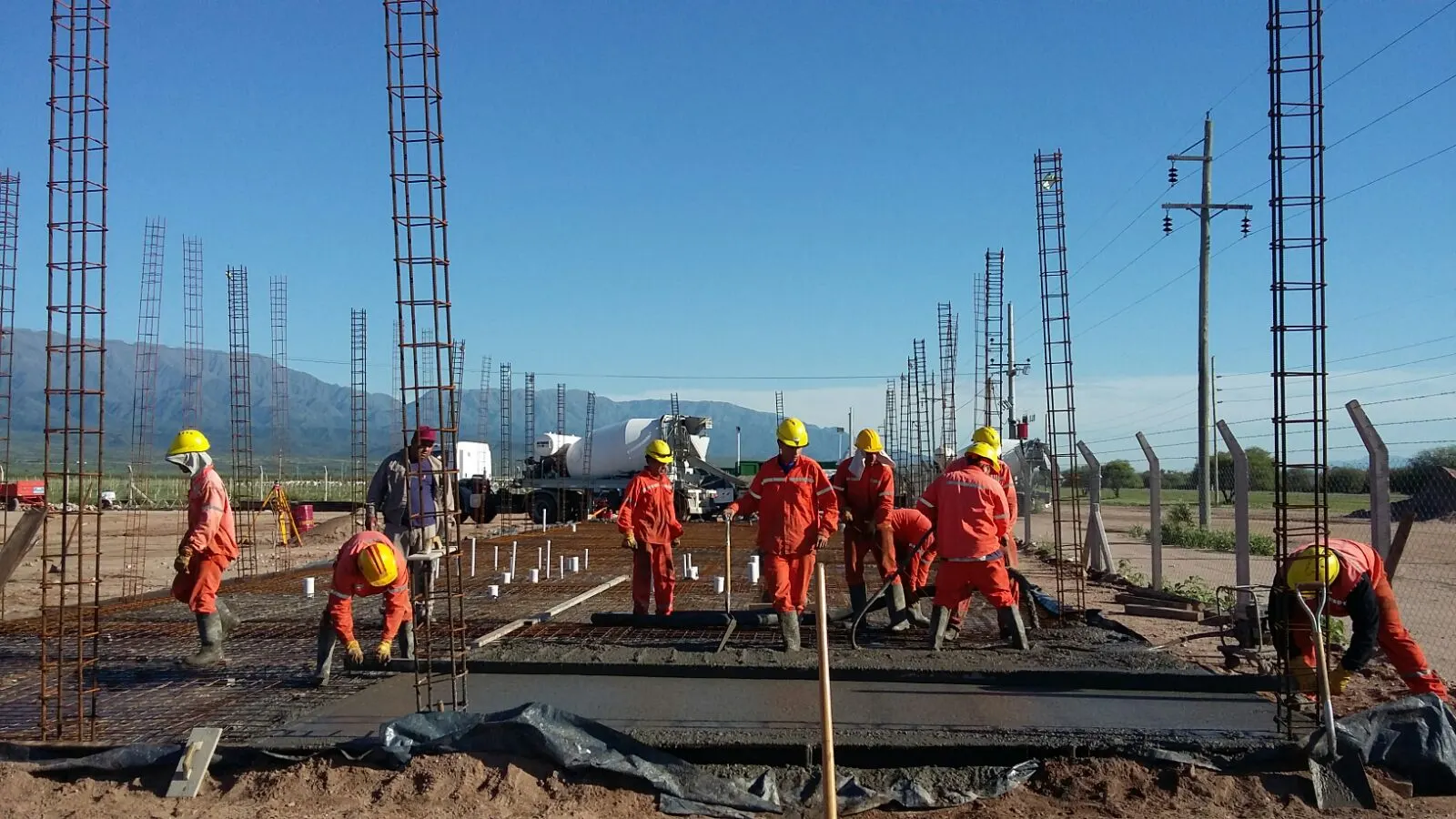 Obra Construcción Fabrica Ladrillo Ceramico